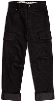 G-Star Cargo Pants Cord 3D Boyfriend schwarz dunkelgrau D25761-D727-6484
