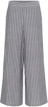 Kaffe Stoffhose BPmalena black melange weiß gestreift