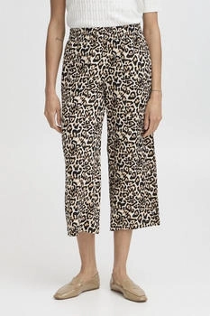 B.Young Hose aus Leinenmix rainy day leopard 204998