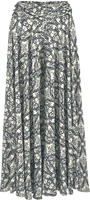LASCANA Hosenrock mit Alloverdruck, Culotte, extraweites Bein, luftige Sommerhose
