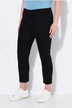 Ulla Popken 8-Jeggings Sienna Elastikbund schwarz