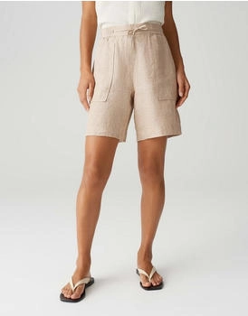 Opus Melane shorts linen beige