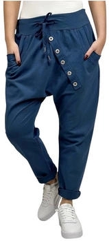 Mississhop Boyfriend-Hose M blau