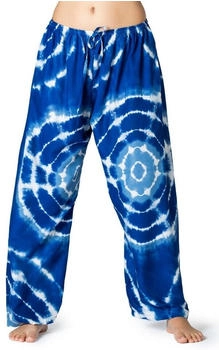 Panasiam Relaxhose Tie-Dye 100% Viskose blau