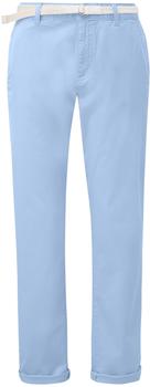 s.Oliver Chino mit geflochtenem Gürtel und Garment Dye blau 2161340.5083.