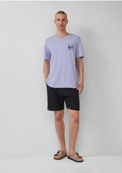 s.Oliver Shorts aus Leinenmix schwarz 2169418.9999.