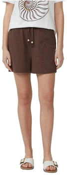 s.Oliver Jersey-Shorts mit Elastikbund und Schmuckperlen braun 2166307.8828.