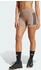 Adidas Optime 3-Streifen 1/4 kurze Leggings Chalky Brown CM (JX0459)