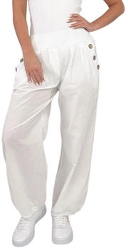 Mississhop Haremshose Damen Baumwolle M 297 weiß