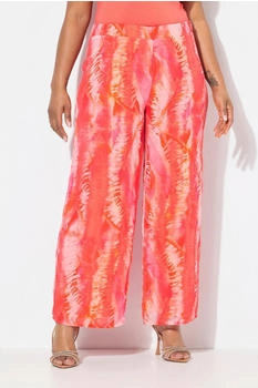 Ulla Popken Chiffonhose doppellagig weites Bein
