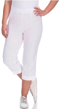 Kj Brand Caprihose Susie Capri Wash Go bügelfrei weiß