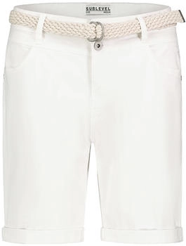 Sublevel Bermudas Gürtel weiß