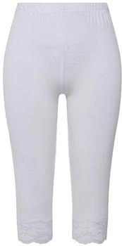 Ulla Popken Capri Hosen schneeweiß