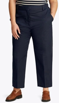 Tommy Hilfiger Chino Hose Slim Straight Fit blau navy