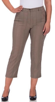 Kj Brand Hose BEA bügelfrei grau taupe