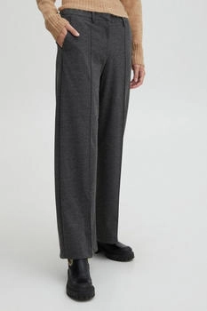 ICHI Stoffhose IHKATE dark grey melange 200319