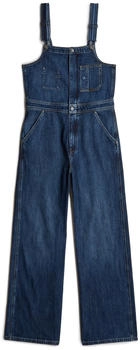 G-Star Straight Leg Zip Latzhose blau worn waterspouts D25305-D536-G804