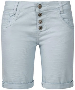 Sublevel Damen Denim Bermuda Chino Stretch Shorts