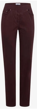 BRAX Damen Schlupfhose Style PAMINA AMARONE dunkelrot Gr. (111807_10949420_80)