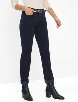 BRAX Damen Five-Pocket-Hose Style MARY NAVY dunkelblau Gr. (711707_9911220_22)