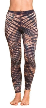 Panasiam Leggings 'Zebra' Batik Viskose N004 brown lagoon