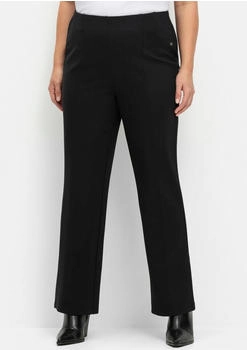 Sheego Jerseyhose Schlupfhose schwarz