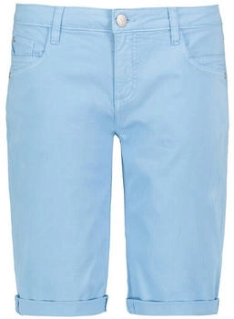 Sublevel Bermudas Elastischer Materialmix 5-Pocket-Details Stretch twill Shorts hellblau