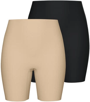 Pieces Leggings 'Namee' beige schwarz