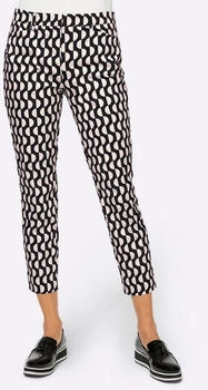 Heine Hose ecru schwarz