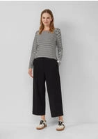 s.Oliver 7/8-Hose mit Bundfalten und Stretch-Anteil