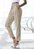 Lascana Jogger Pants elastischem Bund und Gürtelschlaufen beige sand