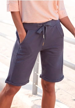 Elbsand Sweatbermudas 'Brinjana' Taschen grau anthrazit