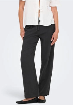 Jacqueline de Yong Theis Life Wide Pant WVN NOOS Musselin-Sommerhose grau phantom