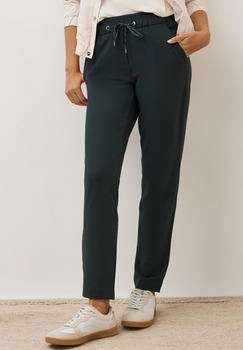 Cecil Stoffhose Style Tracey ink green
