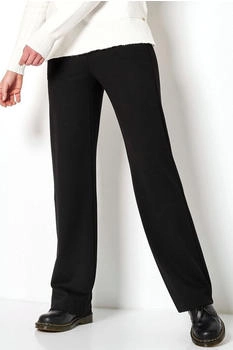 Toni Stretch-Hose 'Jenny Wide Leg' bi-elastisch schwarz