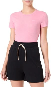 Hugo Boss Sweatshorts CP Stripe Shorts Kordelzug schwarz