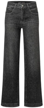 MAC Jerseyhose Shirt-Hose Palazzo Cropped chic schwarz used