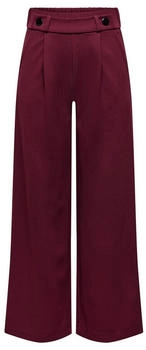 Jacqueline de Yong Stoffhose GEGGO NEW Windsor Wine schwarz 8-lang