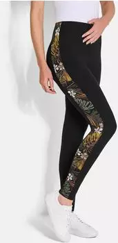 GOLDNER Leggings im 2er-Pack schwarz