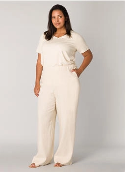 Base Level Leinenhose Yula light beige