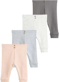 Next Fashion Leggings Baby-Leggings 4er-Pack mono neutral