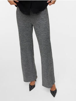 Vero Moda VMBERLIN MY MW WIDE PRINT PANT NOOS salt pepper