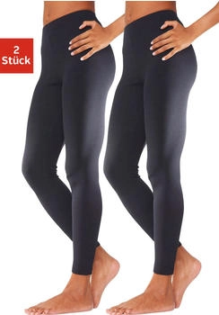 Vivance Dreams Leggings Hose 2er-Pack schwarz