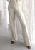 Lascana Strickhose Rippbündchen creme