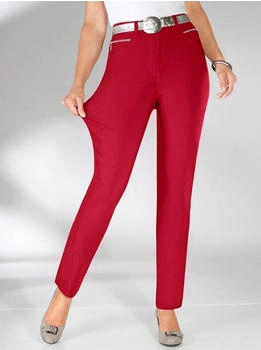 Stehmann Jerseyhose Stretch-Hose kirschrot
