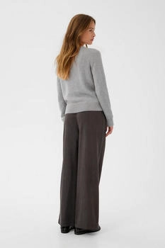 Kaffe Casual Hose KAkaren grau gestreift CC