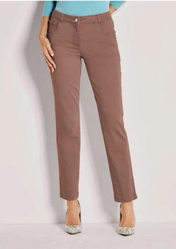 Madeleine 5-Pocket-Hose Stretch-Komfort tabakbraun