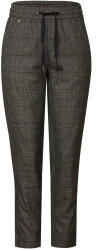 Street One Stoffhose kariert casual loose fit knöchelfrei 38510124-38 bark braun