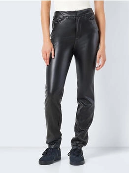 Noisy May Hose NMANDY aus Kunstleder schwarz