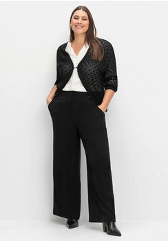 Sheego Hose schwarz Curvy-Schnitt